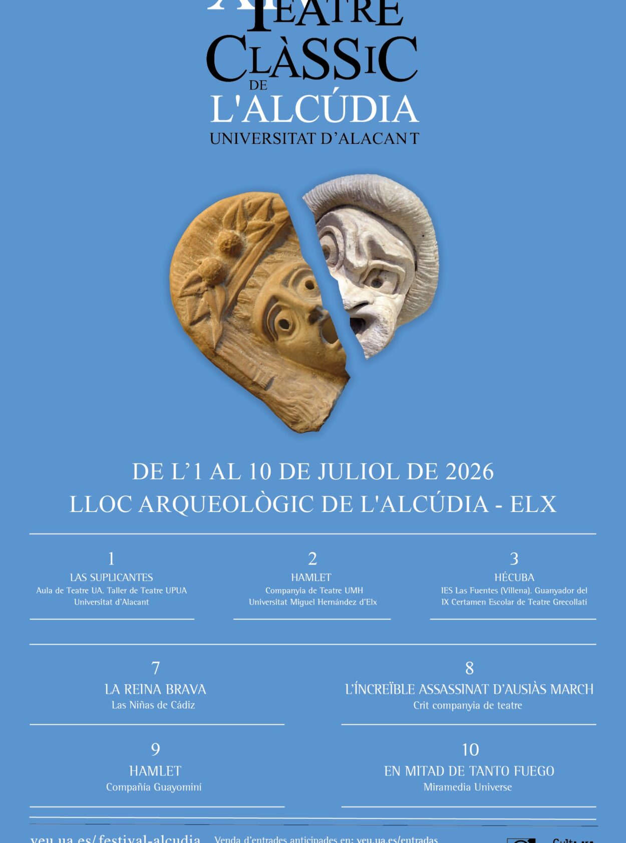 La Alcudia acoge el XIV Festival de Teatro Clásico de la UA