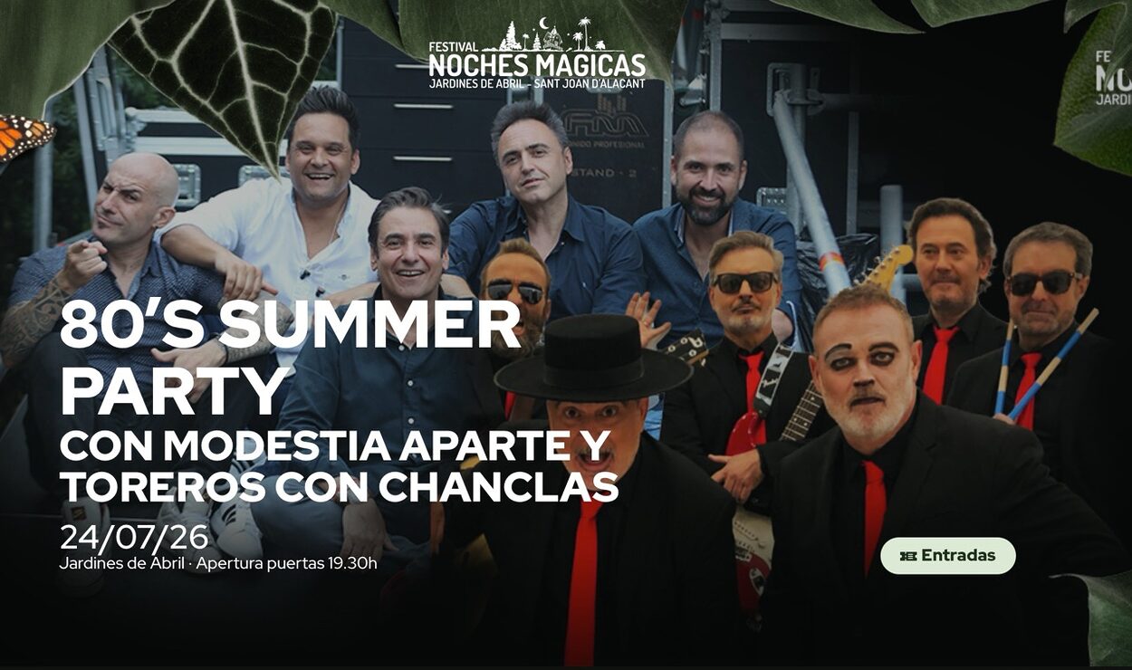 Noches Mágicas: La 90’s Summer Party revive una era musical inolvidable