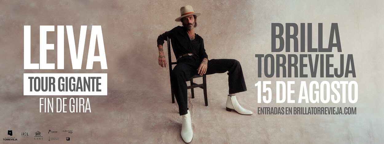 Leiva llega a Torrevieja con su concierto exclusivo de 2026
